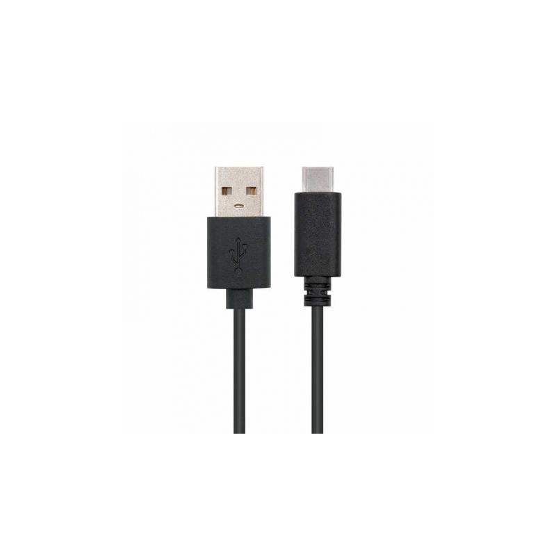 Cable USB 2-0 Nanocable 10-01-2102- USB Tipo-C Macho - USB Macho- 2m- Negro