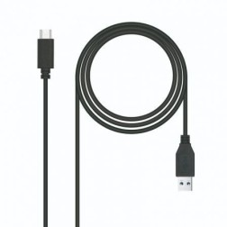 Cable USB 3-1 Nanocable 10-01-4001-L150- USB Tipo-C Macho - USB Macho- 1-5m- Negro