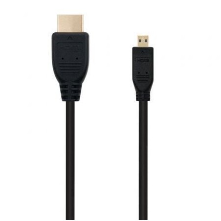 Cable Micro HDMI Nanocable 10-15-3502- HDMI Macho - Micro HDMI Macho- 1-8m- Negro