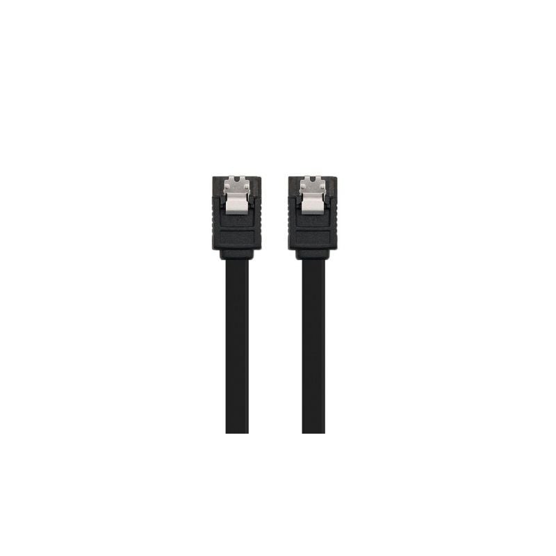 Cable SATA III Nanocable 10-18-1001-BK- 50cm- Negro