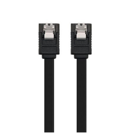 Cable SATA III Nanocable 10-18-1001-BK- 50cm- Negro