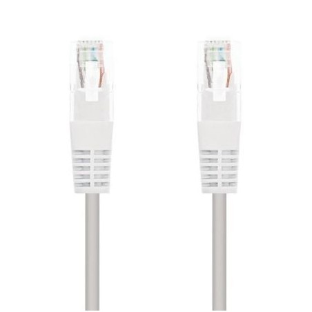 Cable de Red RJ45 UTP Nanocable 10-20-0101-W Cat-5e- 1m- Blanco