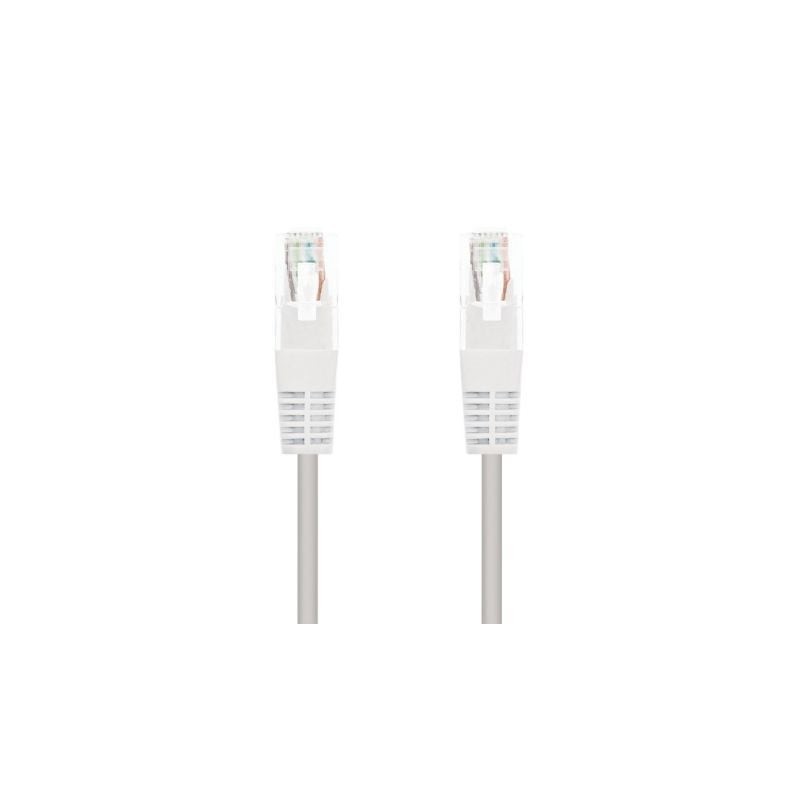 Cable de Red RJ45 UTP Nanocable 10-20-0102-W Cat-5e- 2m- Blanco