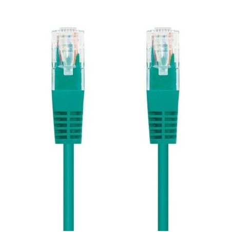 Cable de Red RJ45 UTP Nanocable 10-20-0400-GR- Cat-6- 50cm- Verde
