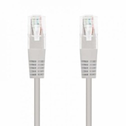 Cable de Red RJ45 UTP Nanocable 10-20-0400-L25 Cat-6- 25cm- Gris