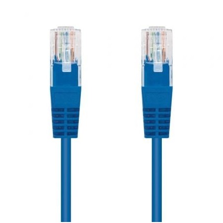 Cable de Red RJ45 UTP Nanocable 10-20-0400-L25-BL Cat-6- 25cm- Azul