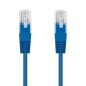 Cable de Red RJ45 UTP Nanocable 10-20-0400-L25-BL Cat-6- 25cm- Azul