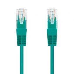 Cable de Red RJ45 UTP Nanocable 10-20-0400-L25-GR Cat-6- 25cm- Verde
