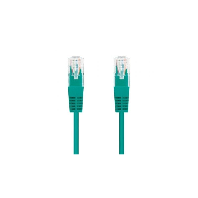 Cable de Red RJ45 UTP Nanocable 10-20-0400-L25-GR Cat-6- 25cm- Verde