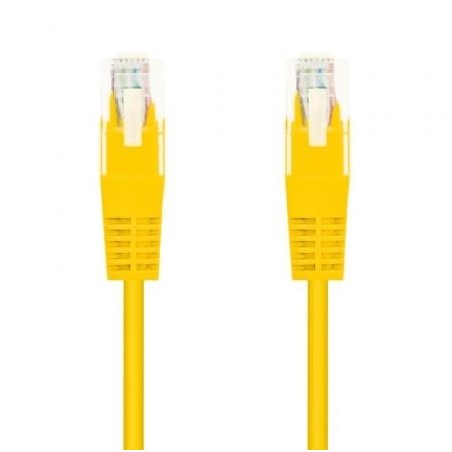 Cable de Red RJ45 UTP Nanocable 10-20-0400-L25-Y Cat-6- 25cm- Amarillo