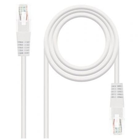 Cable de Red RJ45 UTP Nanocable 10-20-0400-L30 Cat-6- 30cm- Blanco