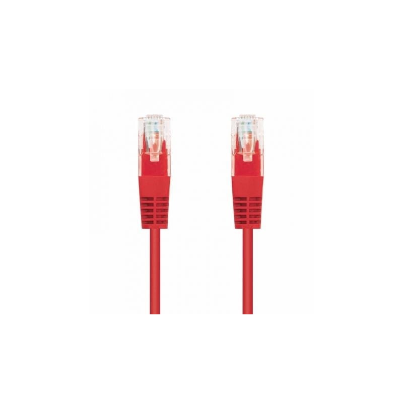 Cable de Red RJ45 UTP Nanocable 10-20-0400-R Cat-6- 50cm- Rojo