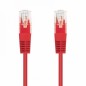 Cable de Red RJ45 UTP Nanocable 10-20-0400-R Cat-6- 50cm- Rojo