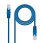 Cable de Red RJ45 UTP Nanocable 10-20-0401-BL Cat-6- 1m- Azul
