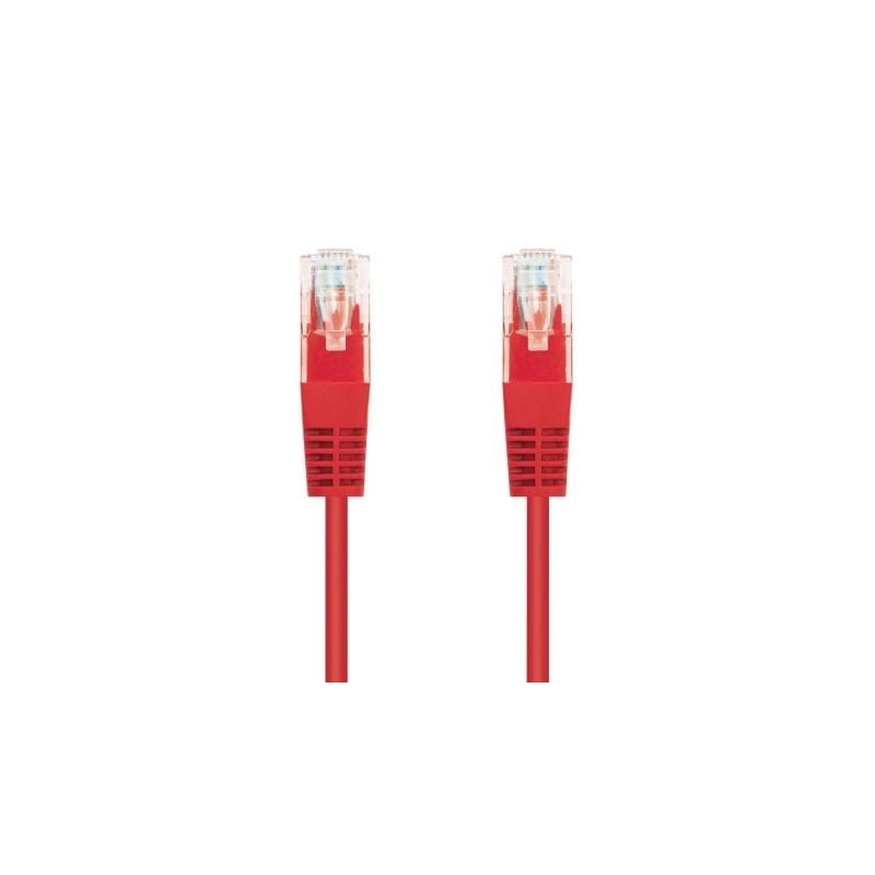 Cable de Red RJ45 UTP Nanocable 10-20-0401-R Cat-6- 1m- Rojo