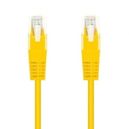 Cable de Red RJ45 AWG24 UTP Nanocable 10-20-0401-Y Cat-6- 1m- Amarillo