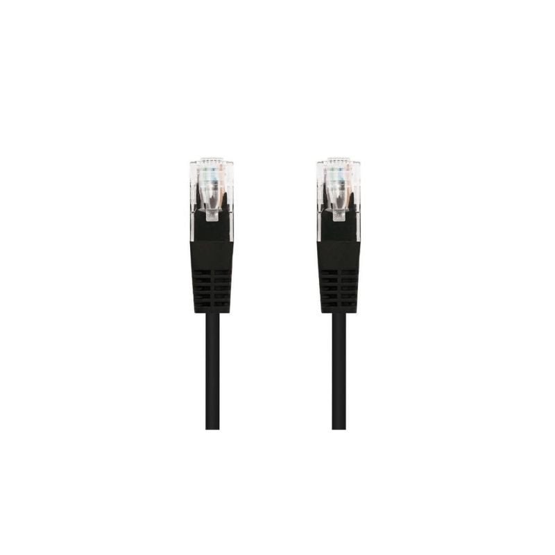 Cable de Red RJ45 UTP Nanocable 10-20-0402-BK Cat-6- 2m- Negro