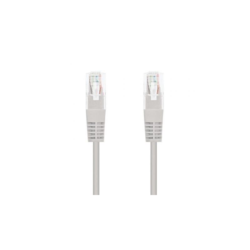 Cable de Red RJ45 UTP Nanocable 10-20-0407 Cat-6- 7m- Gris