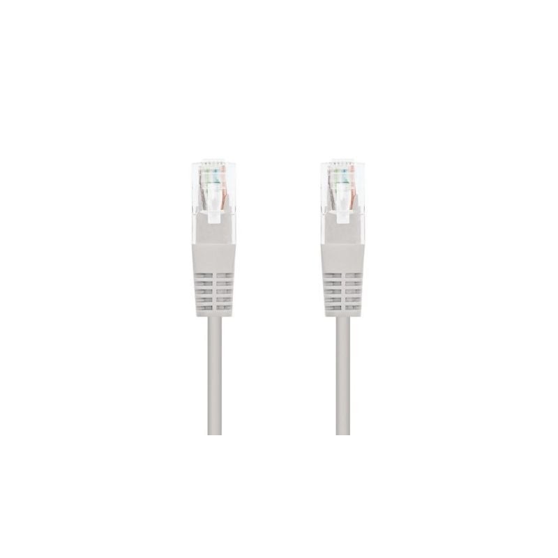 Cable de Red RJ45 UTP Nanocable 10-20-1300 Cat-6- 50cm- Gris
