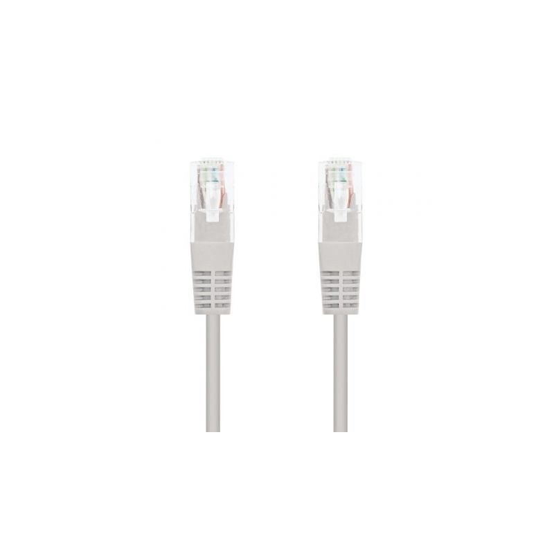 Cable de Red RJ45 UTP Nanocable 10-20-1305 Cat-6- 5m- Gris