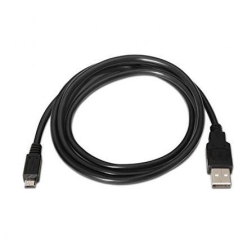 Cable USB 2-0 Nanocable 10-01-0503- USB Macho - MicroUSB Macho- 3m- Negro