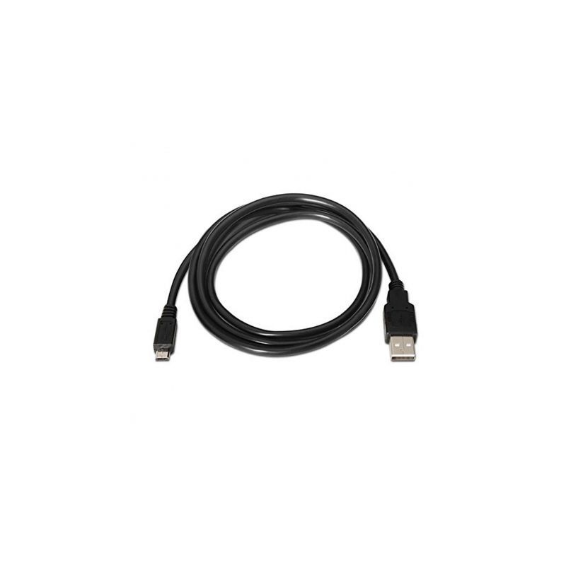 Cable USB 2-0 Nanocable 10-01-0503- USB Macho - MicroUSB Macho- 3m- Negro