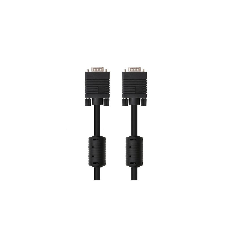 Cable SVGA Nanocable 10-15-0110- VGA Macho - VGA Macho- 10m- Negro