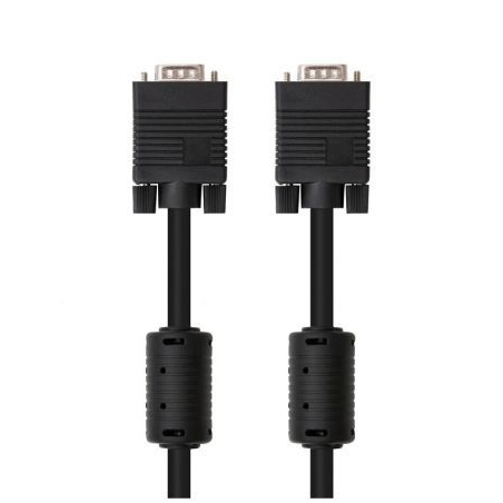 Cable SVGA Nanocable 10-15-0110- VGA Macho - VGA Macho- 10m- Negro