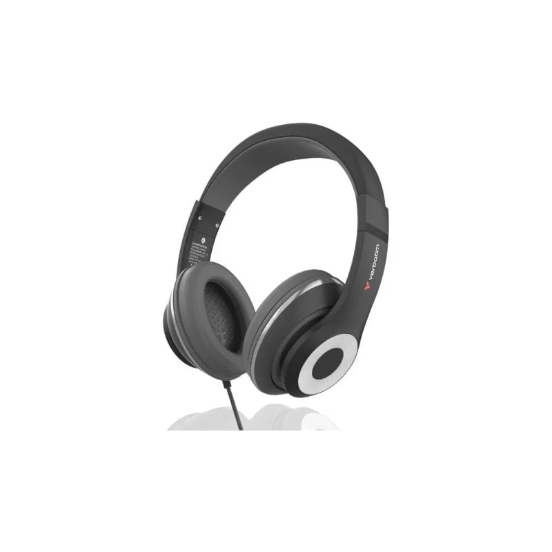 Auriculares Verbatim TruSound- con Micrófono- USB Tipo-C- Negros