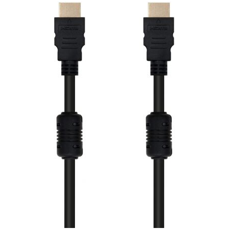 Cable HDMI 1-4 Nanocable 10-15-1810- HDMI Macho - HDMI Macho- 10m- Negro