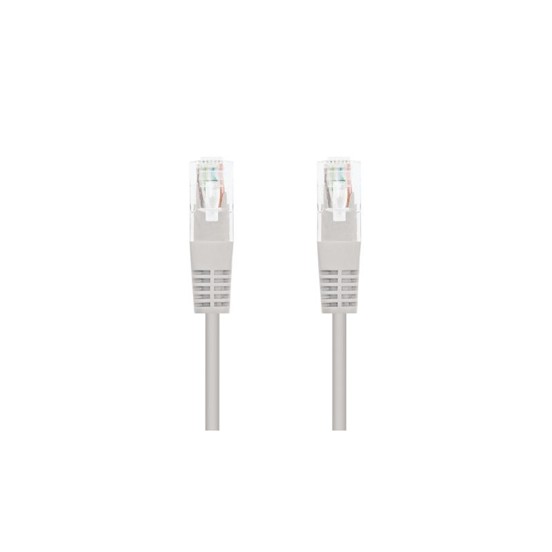 Cable de Red RJ45 UTP Nanocable 10-20-0401 Cat-6- 1m- Gris