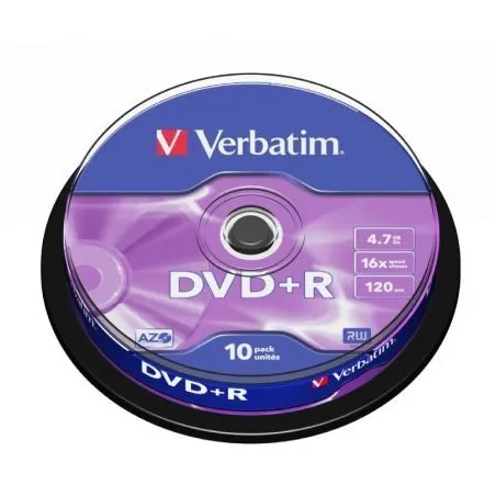 DVD+R Verbatim Advanced AZO 16X- Tarrina-10uds