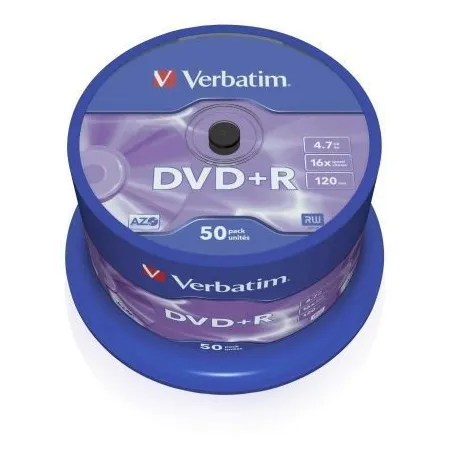 DVD+R Verbatim Advanced AZO 16X- Tarrina-50uds