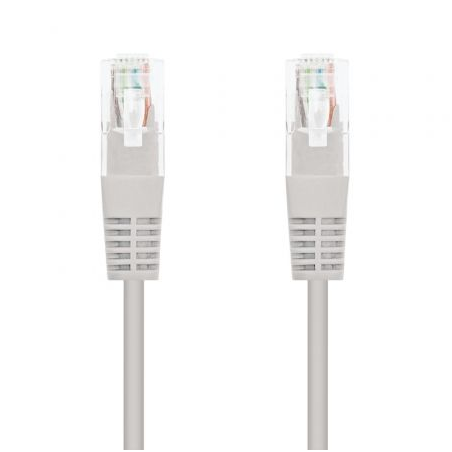 Cable de Red RJ45 UTP Nanocable 10-20-0410 Cat-6- 10m- Gris