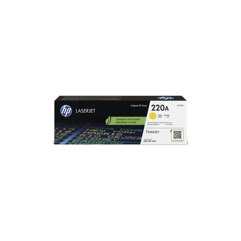 Toner hp 220a w2202a amarillo