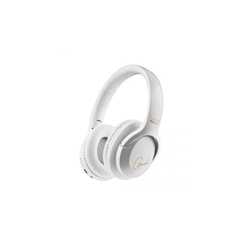 Auriculares Inalámbricos NGS Artica Greed- con Micrófono- Bluetooth- Blanco
