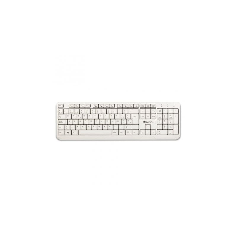 TECLADO NGS WIRED SPIKE BLANCO