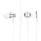 Auriculares Intrauditivos Xiaomi Mi In Ear Basic- con Micrófono- Jack 3-5- Plateados