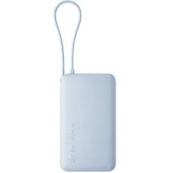 Powerbank 10000mAh Xiaomi 67W Power Bank Integrated Cable- 67W- Azul- Incluye Cable USB Tipo-C