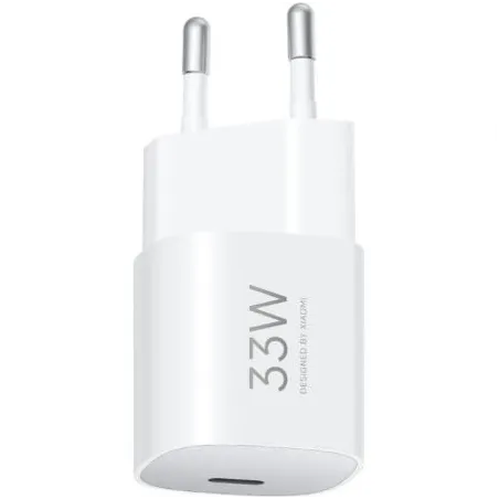 Cargador de Pared GaN Xiaomi 33W Nano Power Adapter 1xUSB Tipo-C- 33W