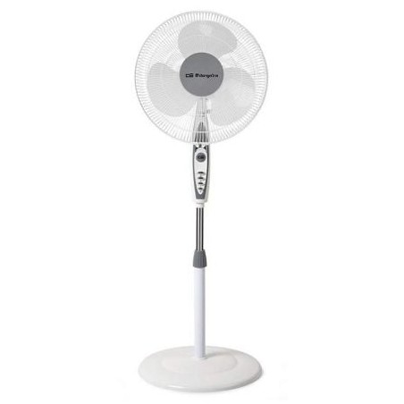 Ventilador de Pie Orbegozo SF 0147- 50W- 3 Aspas 40cm- 3 velocidades