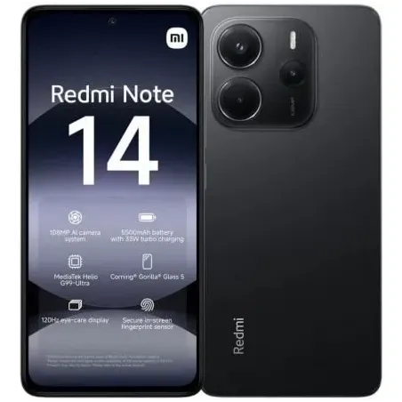 Smartphone Xiaomi Redmi Note 14 6GB- 128GB- 6-67"- Negro