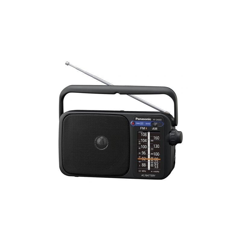 Radio Portátil Panasonic RF-2400DEG-K- Negra