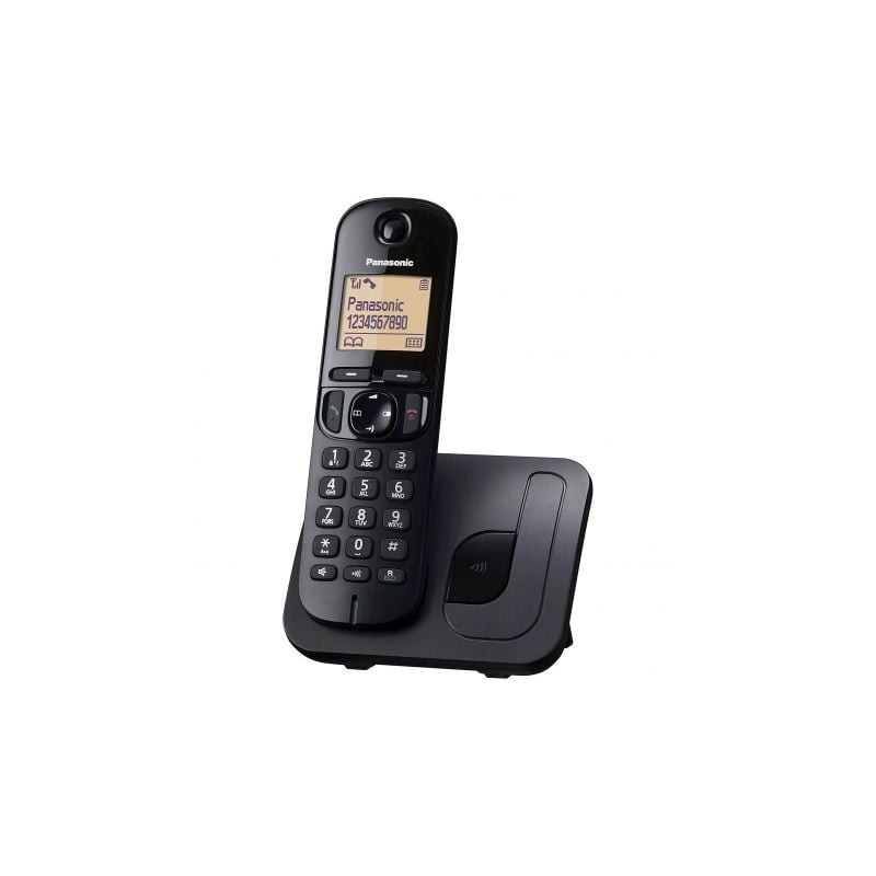 Teléfono Inalámbrico Panasonic KX-TGC210SPB- Negro