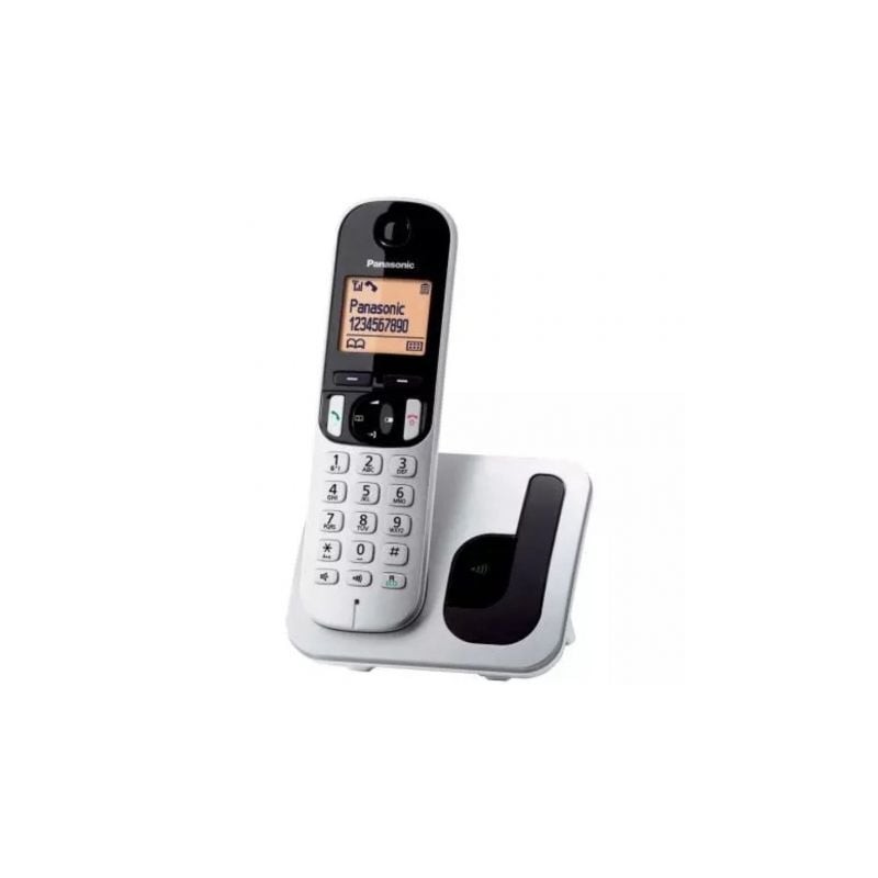 Teléfono Inalámbrico Panasonic KX-TGC210SP- Plata