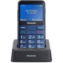 Teléfono Móvil Panasonic KX-TU155EXCN para Personas Mayores- Azul