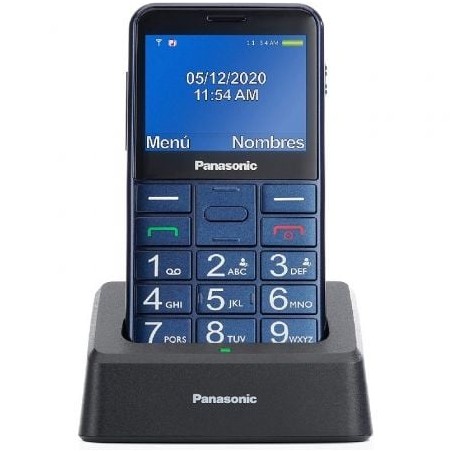Teléfono Móvil Panasonic KX-TU155EXCN para Personas Mayores- Azul