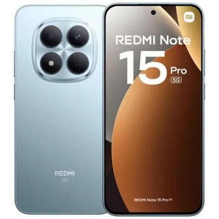 Smartphone Xiaomi Redmi Note 15 Pro 8GB- 256GB- 6-83"- 5G- Azul Glacial
