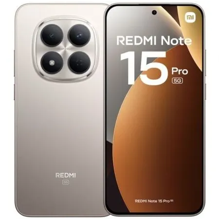 Smartphone Xiaomi Redmi Note 15 Pro 8GB- 512GB- 6-83"- 5G- Titanio