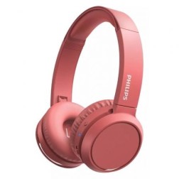 Auriculares Inalámbricos Philips TAH4205- con Micrófono- Bluetooth- Rojos